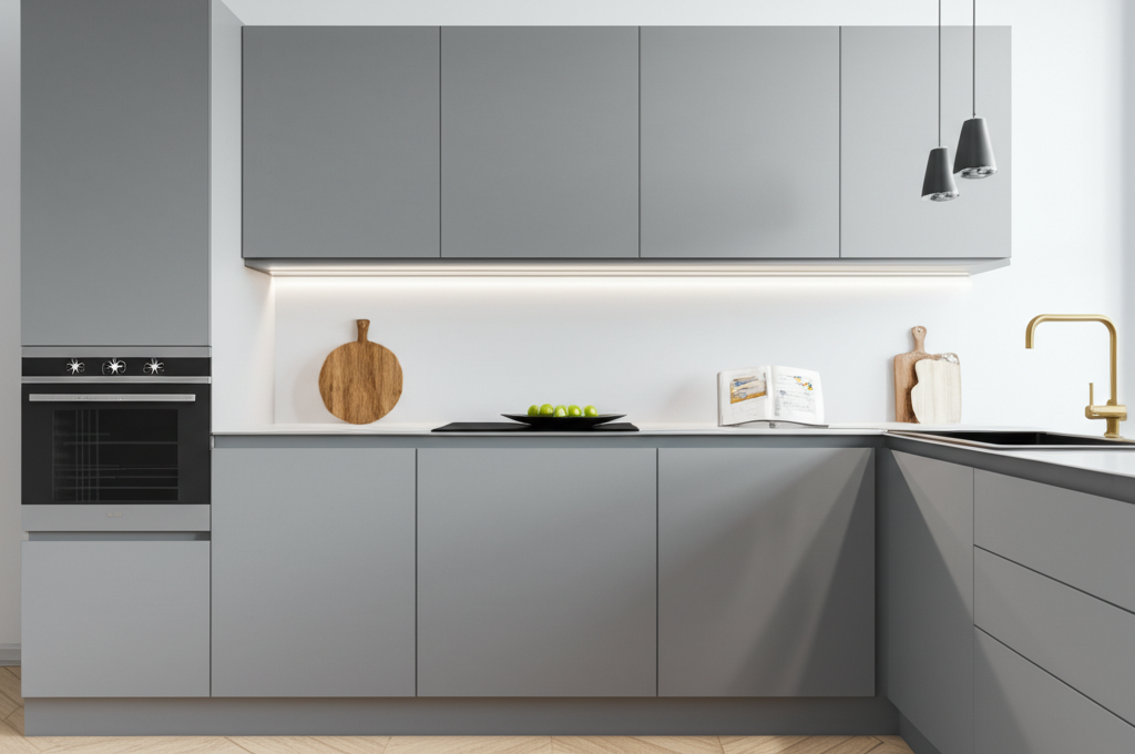 Line N - Handleless Perfection for Modern Living