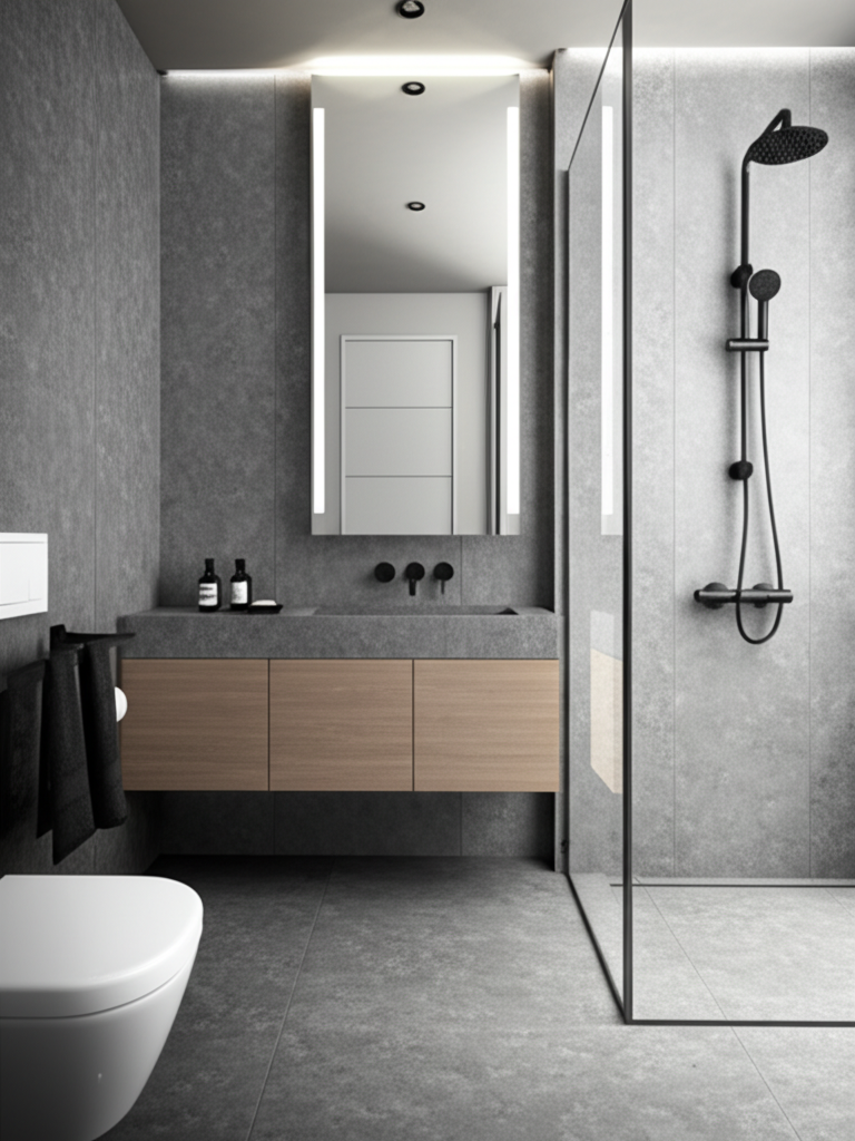 Scandinavian Inspired Bath